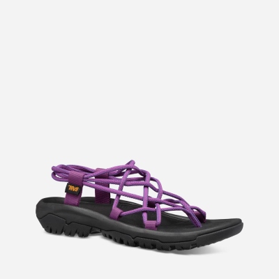 Dámské Turistické Sandály Teva Hurricane XLT Infinity Černé / Fialové - CZ903562